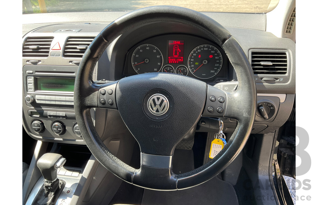 6/2008 Volkswagen Golf 2.0 TDI Pacific 1K MY08 Upgrade 5d Hatchback Deep Black Pearl Turbo Diesel 2.0L