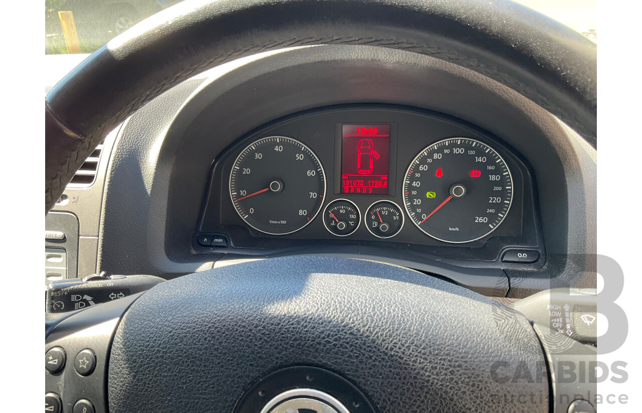 6/2008 Volkswagen Golf 2.0 TDI Pacific 1K MY08 Upgrade 5d Hatchback Deep Black Pearl Turbo Diesel 2.0L