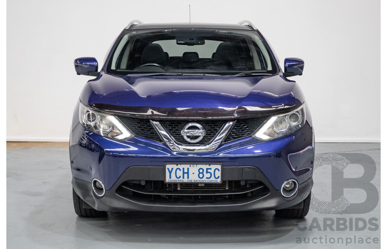 07/2016 Nissan Qashqai Ti J11 4D Wagon Ink Blue Metallic 2.0L
