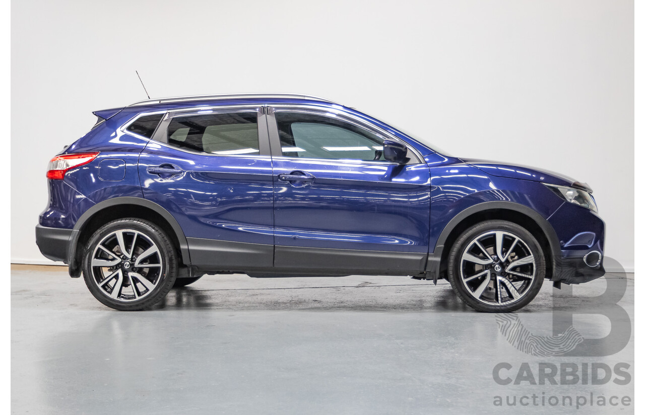 07/2016 Nissan Qashqai Ti J11 4D Wagon Ink Blue Metallic 2.0L