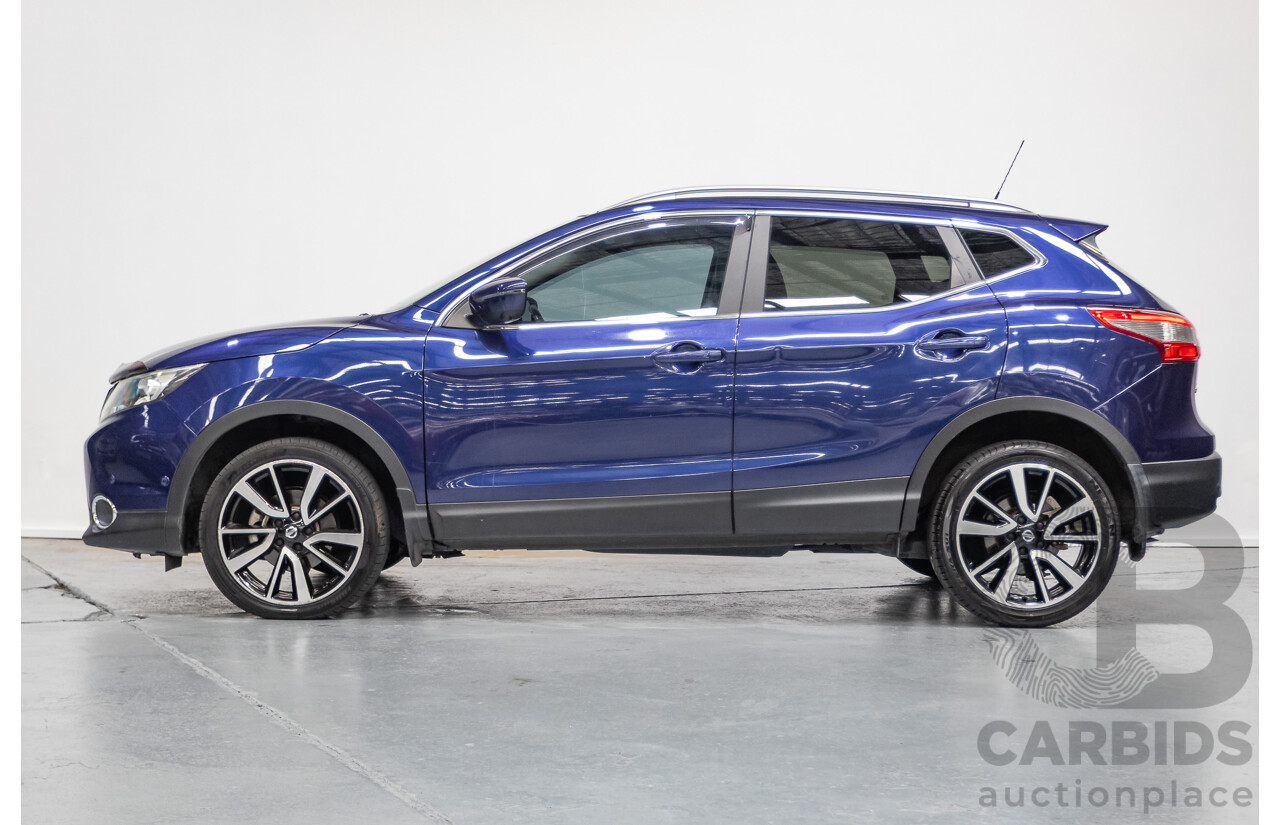 07/2016 Nissan Qashqai Ti J11 4D Wagon Ink Blue Metallic 2.0L