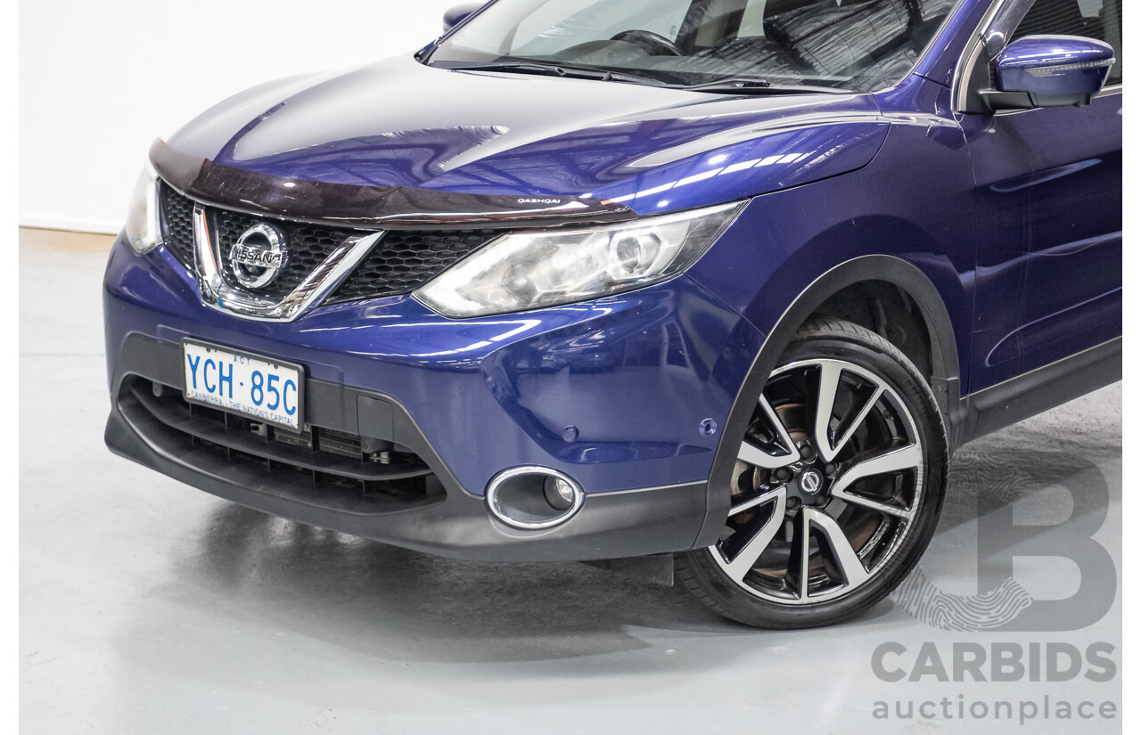 07/2016 Nissan Qashqai Ti J11 4D Wagon Ink Blue Metallic 2.0L