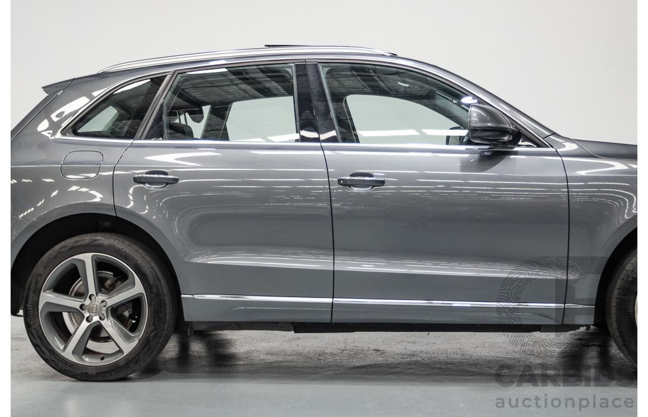1/2015 Audi Q5 2.0 TFSI Quattro (AWD) 8R MY14 4D Wagon Monsoon Grey Metallic Turbo 2.0L