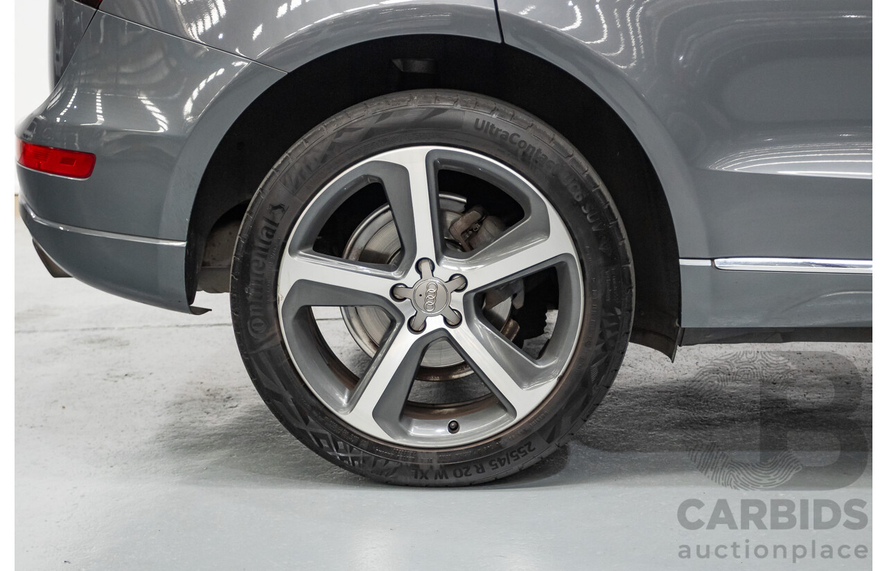 1/2015 Audi Q5 2.0 TFSI Quattro (AWD) 8R MY14 4D Wagon Monsoon Grey Metallic Turbo 2.0L