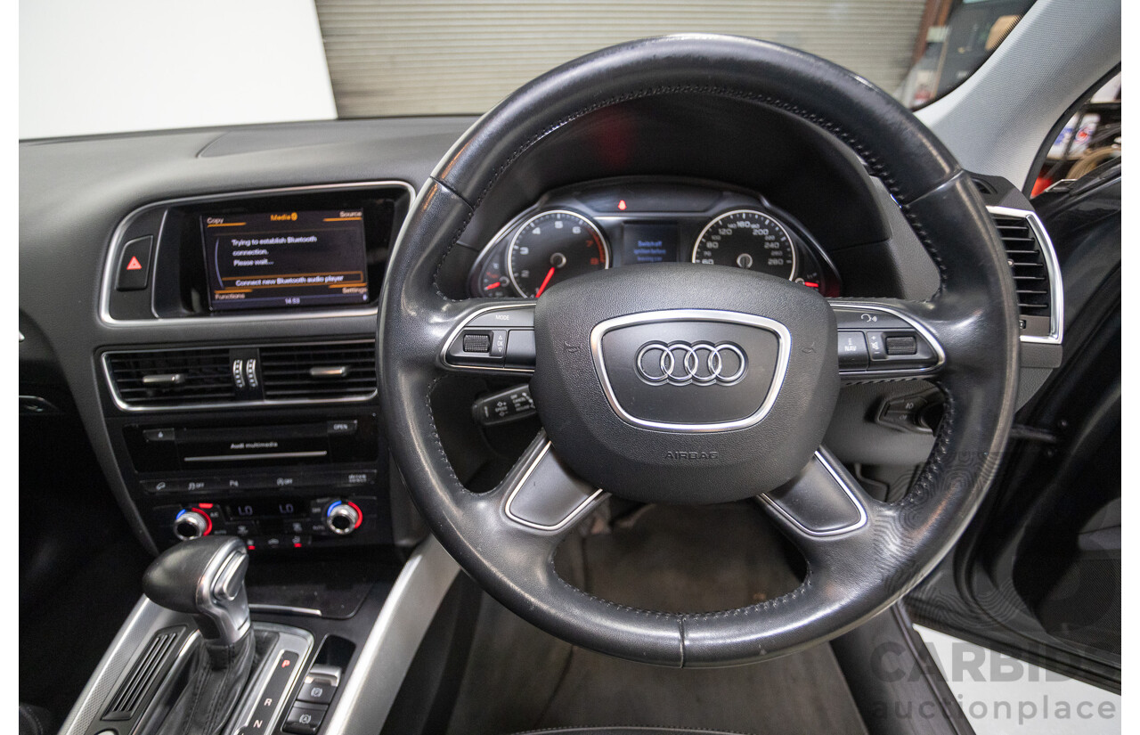 1/2015 Audi Q5 2.0 TFSI Quattro (AWD) 8R MY14 4D Wagon Monsoon Grey Metallic Turbo 2.0L