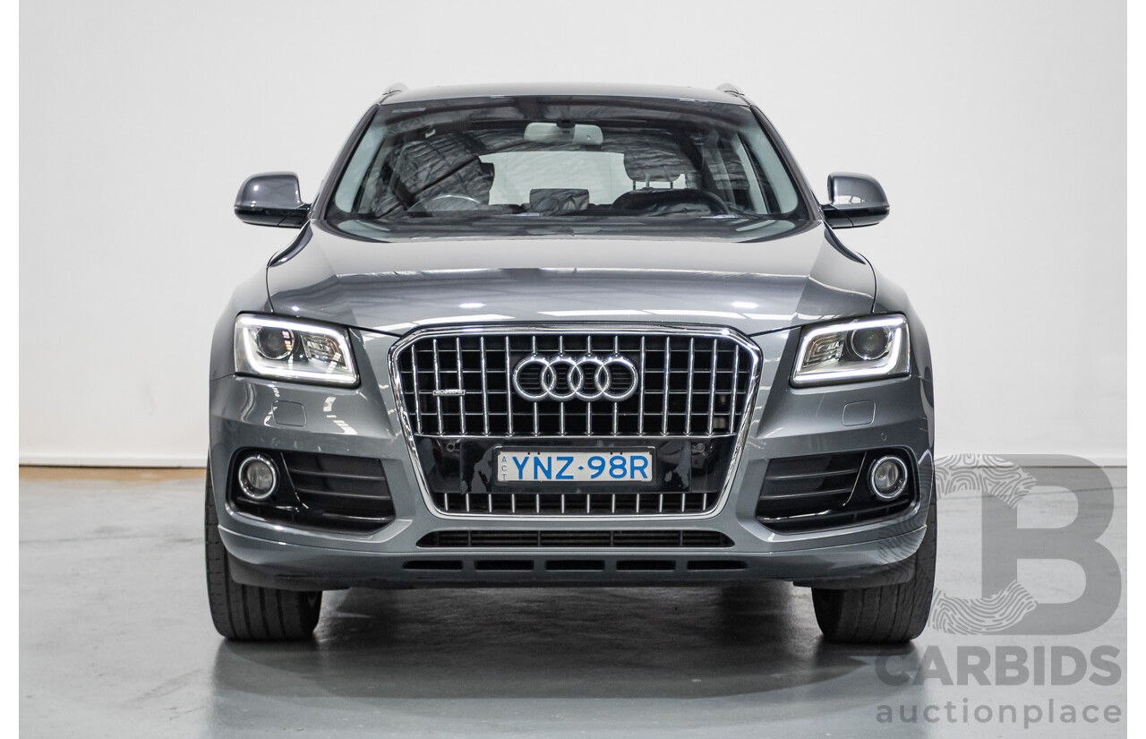 1/2015 Audi Q5 2.0 TFSI Quattro (AWD) 8R MY14 4D Wagon Monsoon Grey Metallic Turbo 2.0L