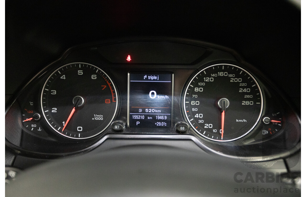 1/2015 Audi Q5 2.0 TFSI Quattro (AWD) 8R MY14 4D Wagon Monsoon Grey Metallic Turbo 2.0L