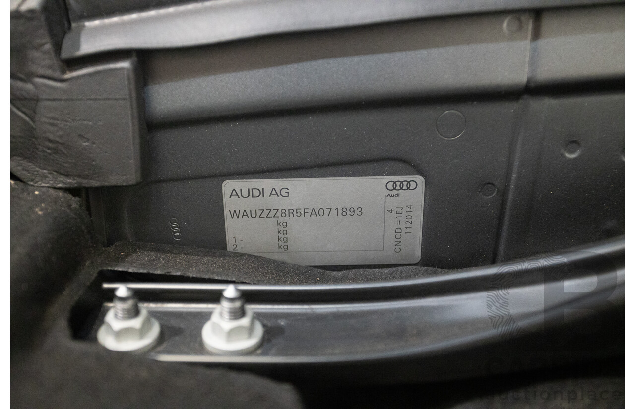 1/2015 Audi Q5 2.0 TFSI Quattro (AWD) 8R MY14 4D Wagon Monsoon Grey Metallic Turbo 2.0L