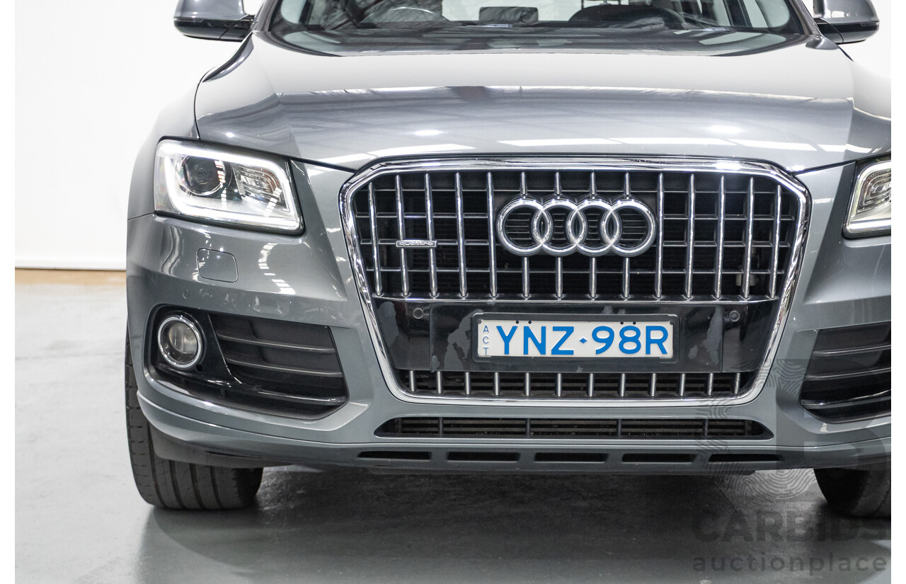 1/2015 Audi Q5 2.0 TFSI Quattro (AWD) 8R MY14 4D Wagon Monsoon Grey Metallic Turbo 2.0L