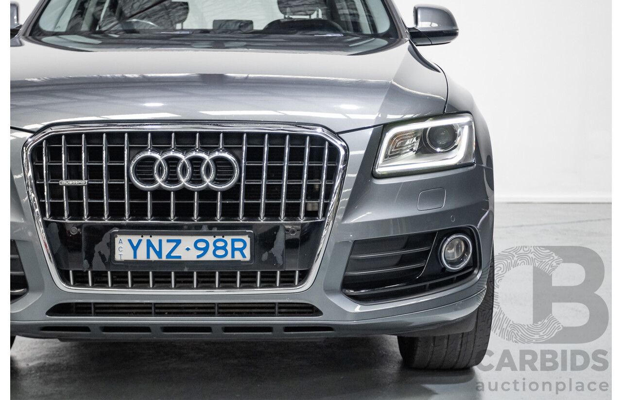 1/2015 Audi Q5 2.0 TFSI Quattro (AWD) 8R MY14 4D Wagon Monsoon Grey Metallic Turbo 2.0L
