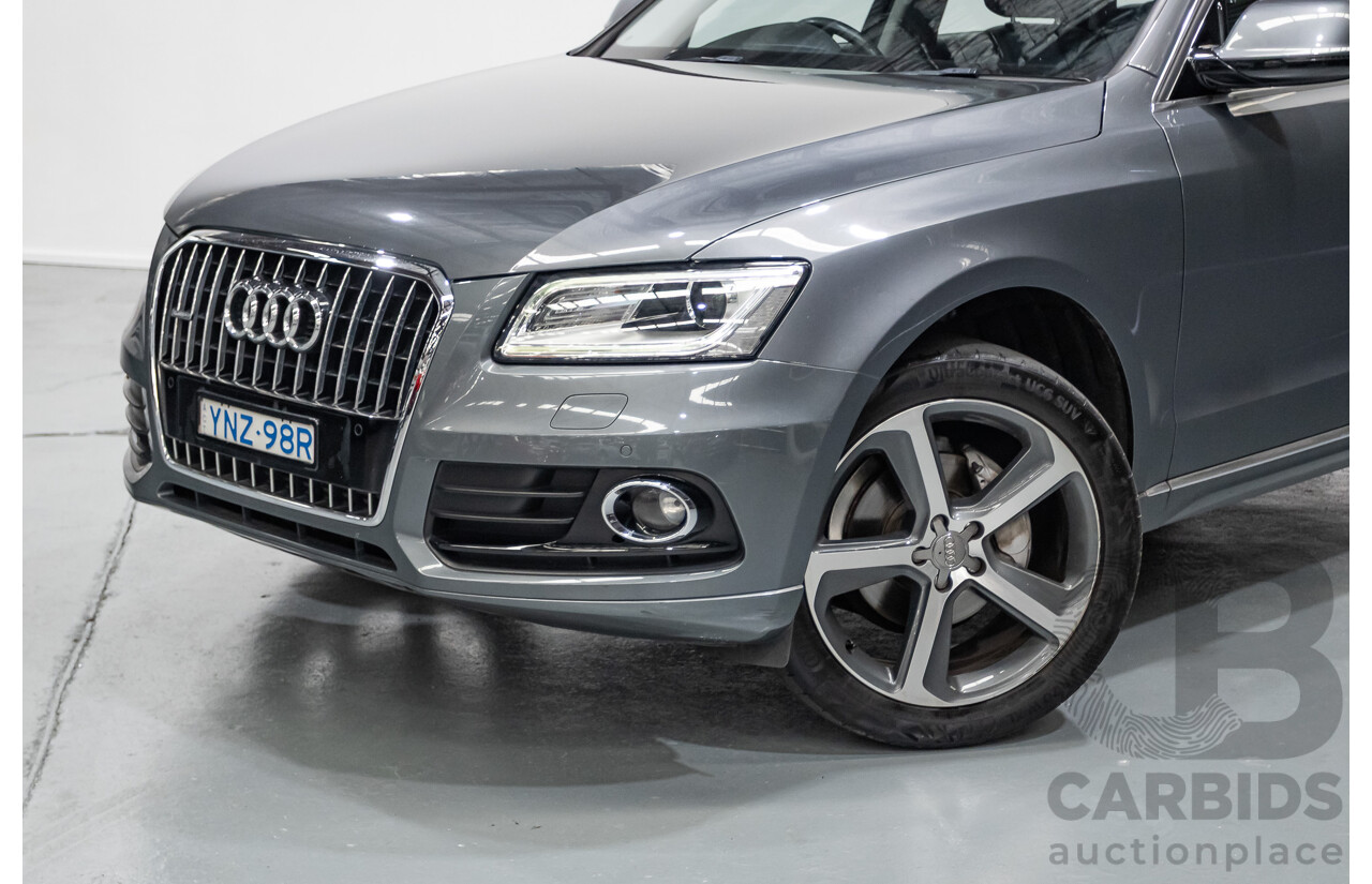 1/2015 Audi Q5 2.0 TFSI Quattro (AWD) 8R MY14 4D Wagon Monsoon Grey Metallic Turbo 2.0L