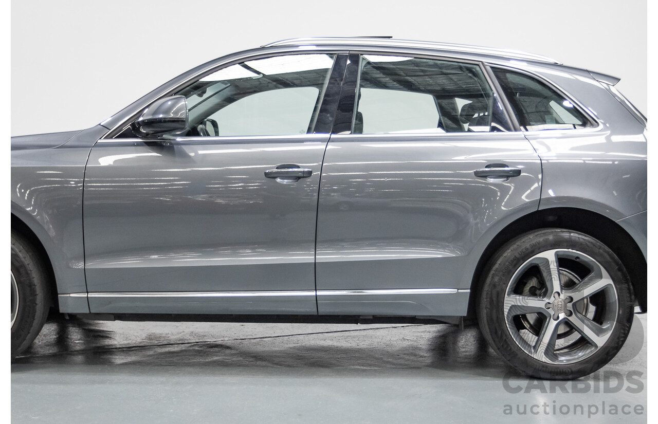 1/2015 Audi Q5 2.0 TFSI Quattro (AWD) 8R MY14 4D Wagon Monsoon Grey Metallic Turbo 2.0L