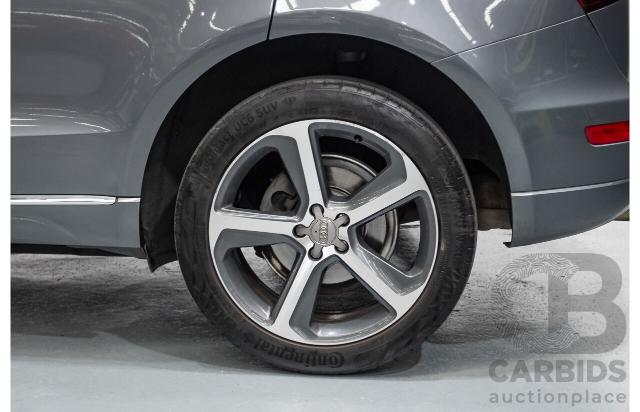 1/2015 Audi Q5 2.0 TFSI Quattro (AWD) 8R MY14 4D Wagon Monsoon Grey Metallic Turbo 2.0L