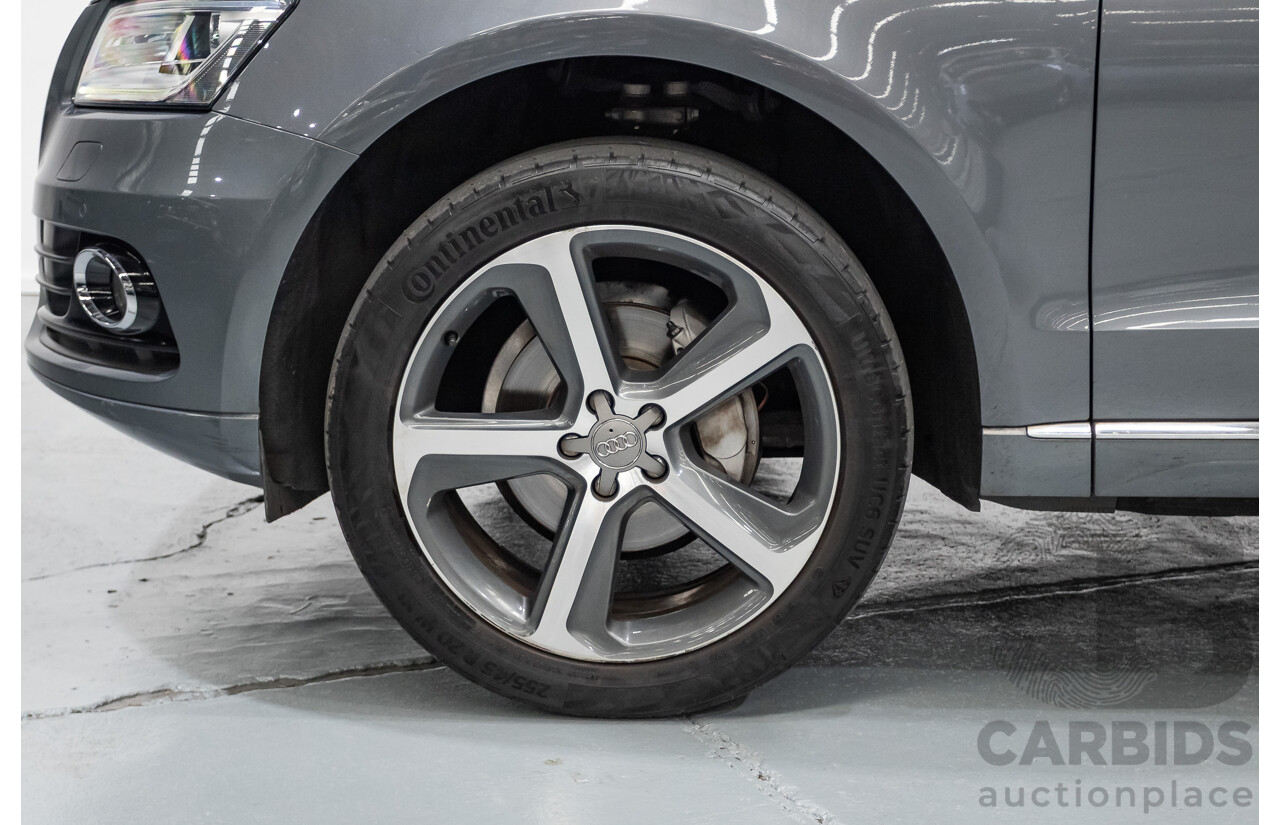 1/2015 Audi Q5 2.0 TFSI Quattro (AWD) 8R MY14 4D Wagon Monsoon Grey Metallic Turbo 2.0L
