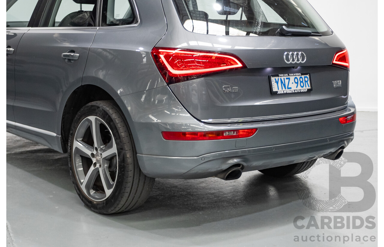 1/2015 Audi Q5 2.0 TFSI Quattro (AWD) 8R MY14 4D Wagon Monsoon Grey Metallic Turbo 2.0L