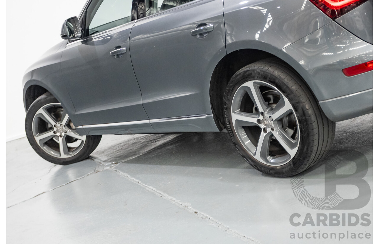 1/2015 Audi Q5 2.0 TFSI Quattro (AWD) 8R MY14 4D Wagon Monsoon Grey Metallic Turbo 2.0L