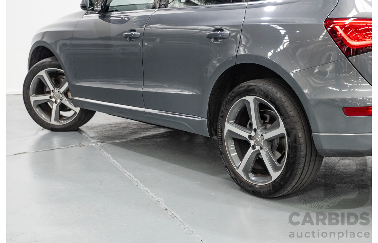 1/2015 Audi Q5 2.0 TFSI Quattro (AWD) 8R MY14 4D Wagon Monsoon Grey Metallic Turbo 2.0L