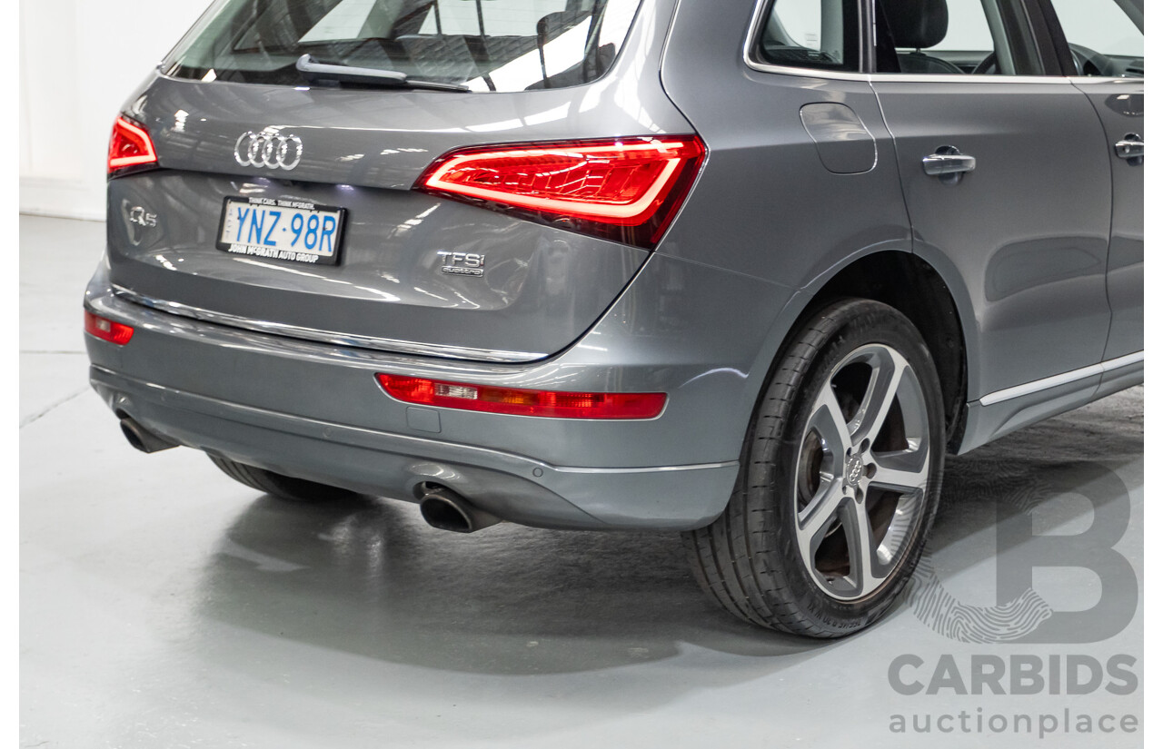 1/2015 Audi Q5 2.0 TFSI Quattro (AWD) 8R MY14 4D Wagon Monsoon Grey Metallic Turbo 2.0L