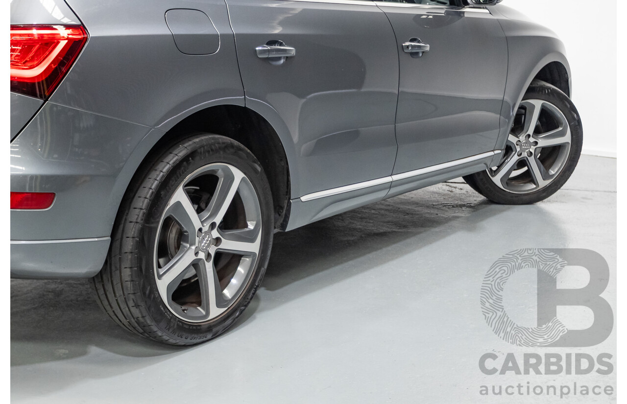 1/2015 Audi Q5 2.0 TFSI Quattro (AWD) 8R MY14 4D Wagon Monsoon Grey Metallic Turbo 2.0L