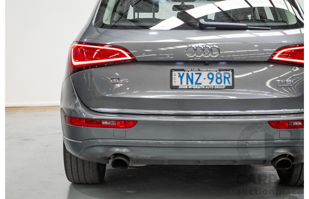 1/2015 Audi Q5 2.0 TFSI Quattro (AWD) 8R MY14 4D Wagon Monsoon Grey Metallic Turbo 2.0L