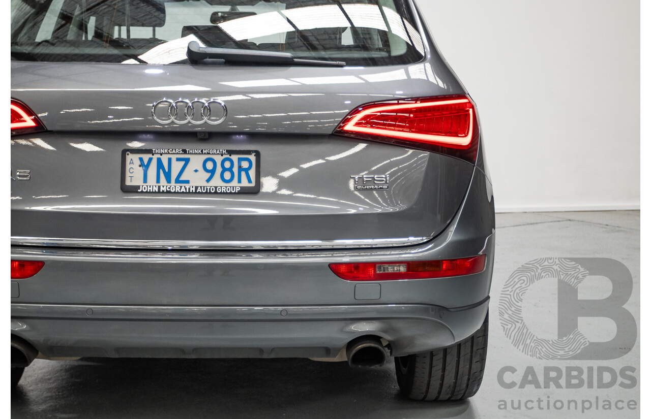 1/2015 Audi Q5 2.0 TFSI Quattro (AWD) 8R MY14 4D Wagon Monsoon Grey Metallic Turbo 2.0L