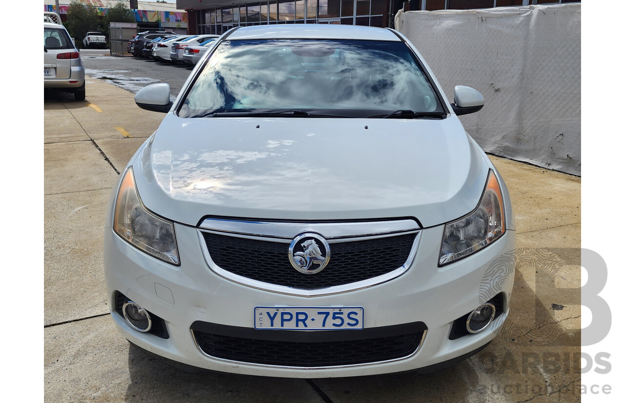 5/2014 Holden Cruze Z-Series JH MY14 4d Sedan White 1.8L