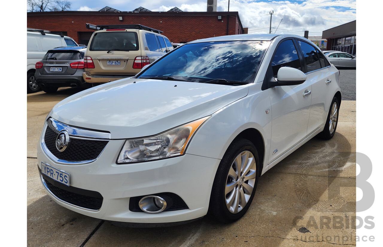 5/2014 Holden Cruze Z-Series JH MY14 4d Sedan White 1.8L