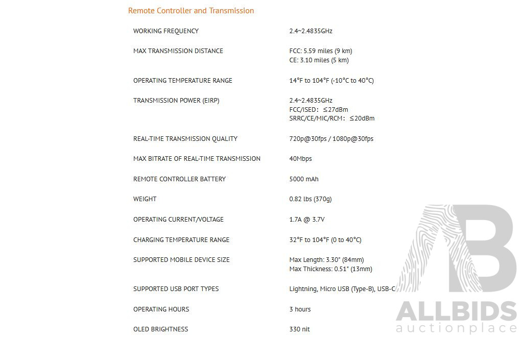 Autel Robotics EVO II Pro V2 Intelligent Live-Deck Drone Set with Hard Case