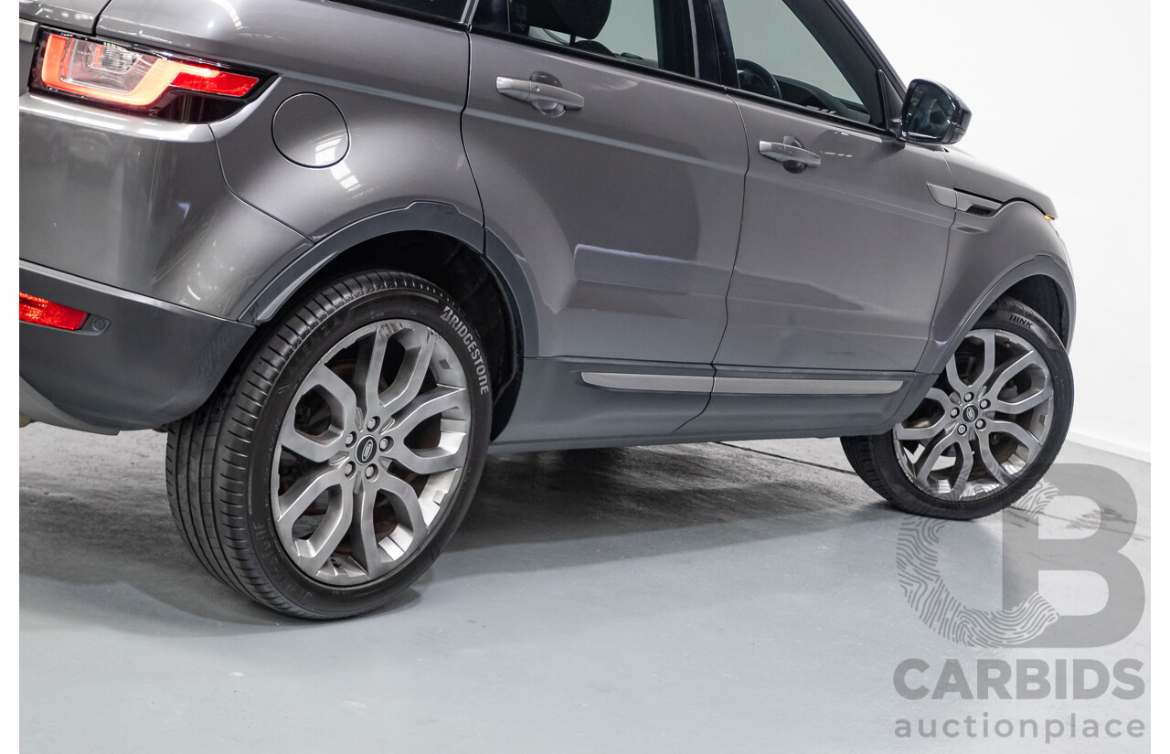 8/2017 Range Rover Evoque TD4 150 SE (AWD) LV MY17 5D Wagon Ammonite Grey Metallic Turbo Diesel 2.0L