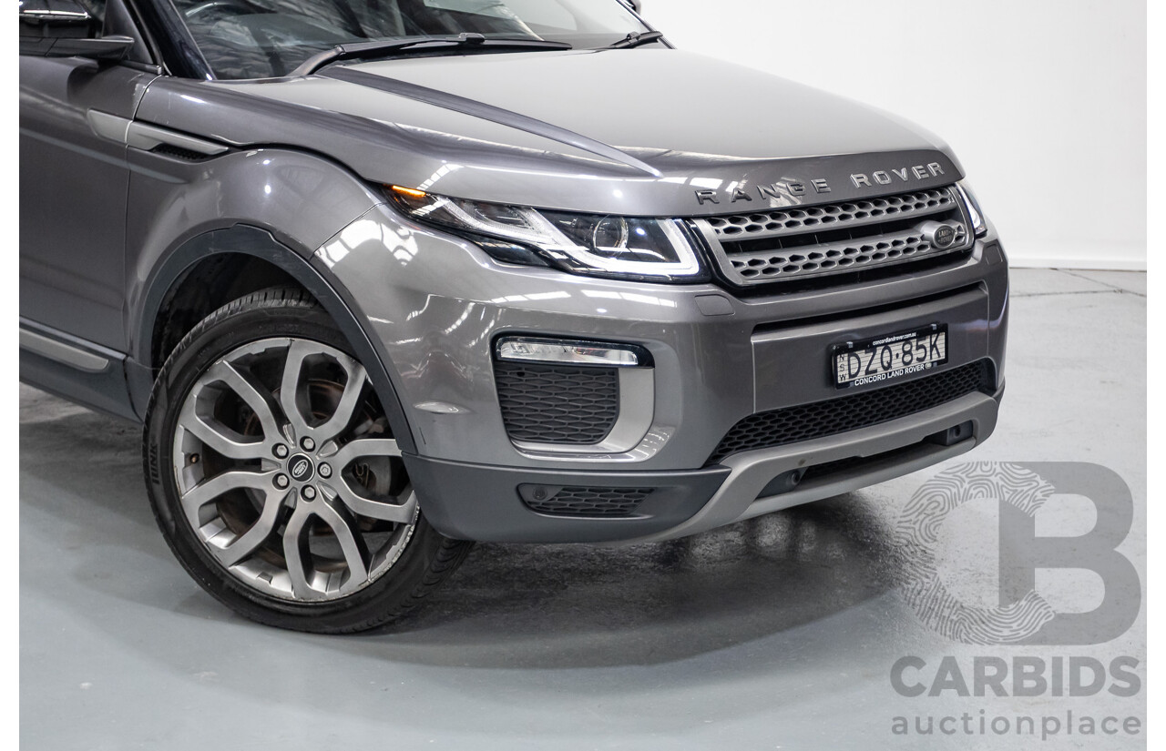 8/2017 Range Rover Evoque TD4 150 SE (AWD) LV MY17 5D Wagon Ammonite Grey Metallic Turbo Diesel 2.0L