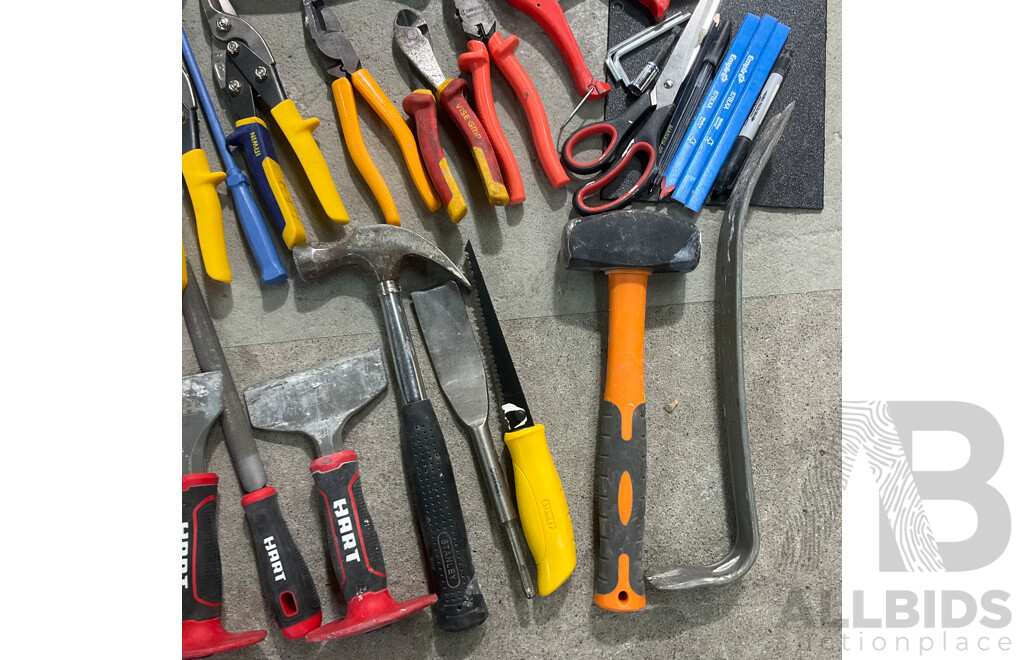Assorted Tools , Including SUTOON TOOLS, HART, WIHA, IRWIN, TROJAN and More