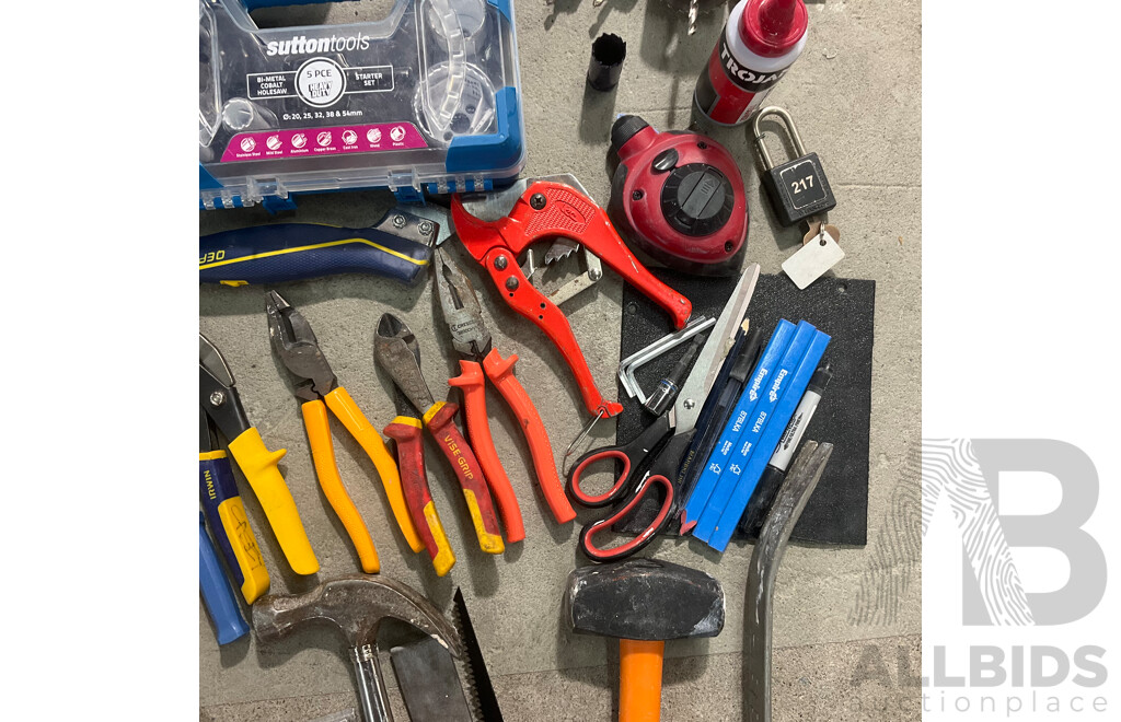 Assorted Tools , Including SUTOON TOOLS, HART, WIHA, IRWIN, TROJAN and More