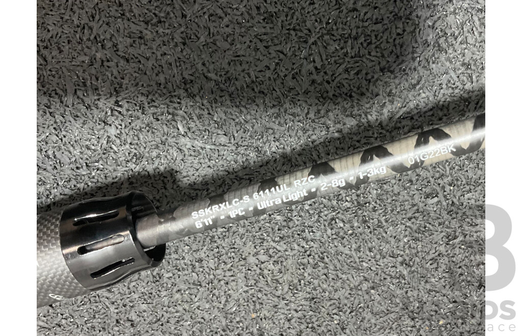 ABU GARCIA Salty Stage KR-X Casting Fishing Rod and Veritas Fishing Rod  - Lot of 2