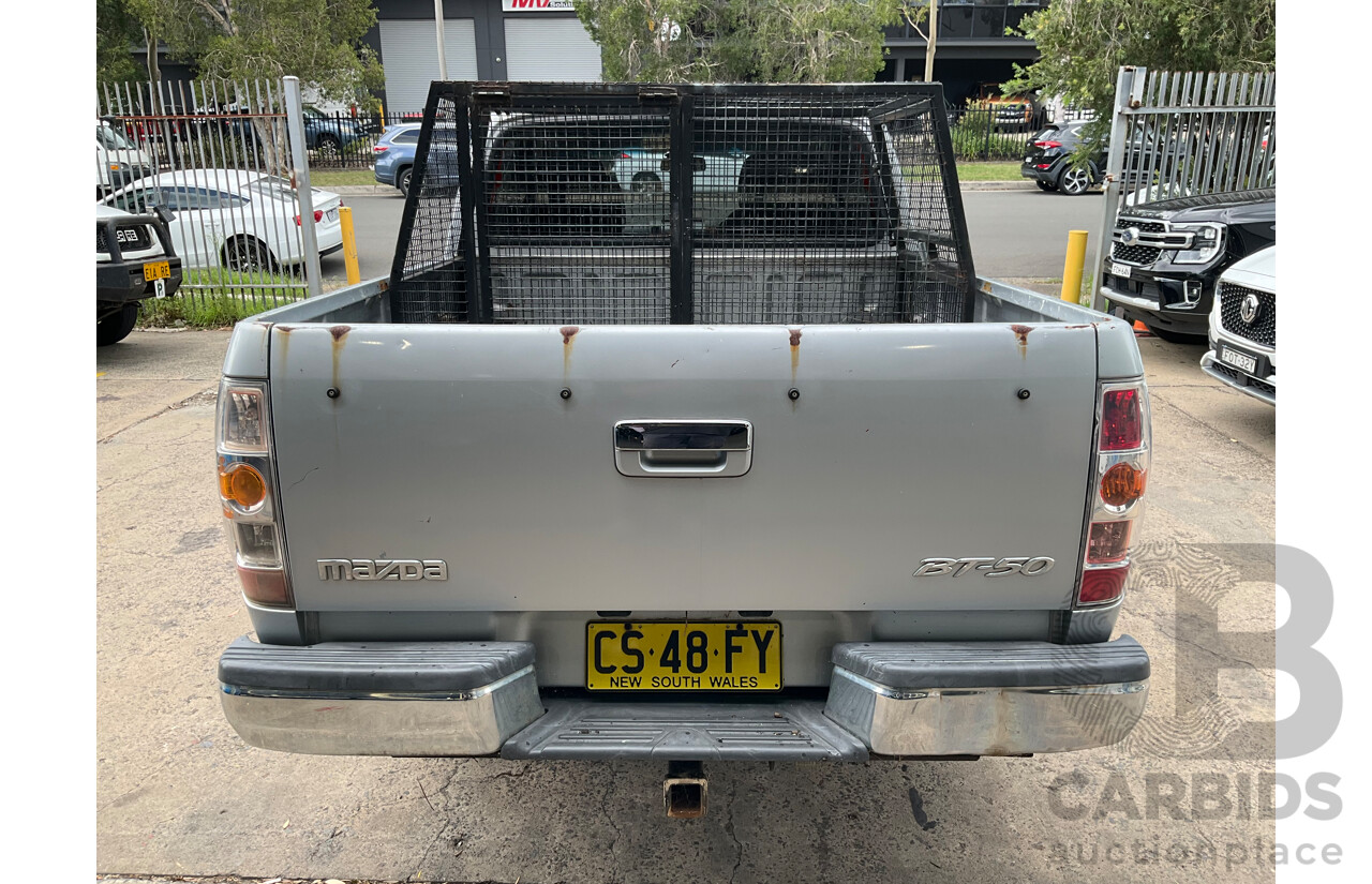 11/2009 Mazda BT50 Boss B3000 SDX (4x4) 09 Upgrade Dual Cab P/Up Gloaming Silver Metallic Turbo Diesel 3.0L