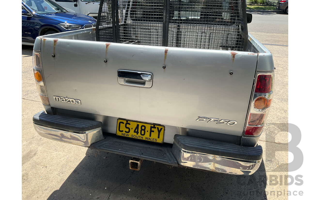 11/2009 Mazda BT50 Boss B3000 SDX (4x4) 09 Upgrade Dual Cab P/Up Gloaming Silver Metallic Turbo Diesel 3.0L