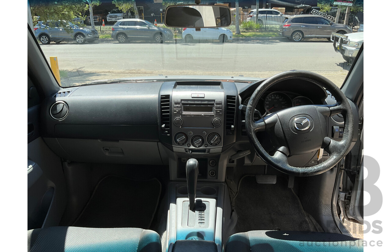 11/2009 Mazda BT50 Boss B3000 SDX (4x4) 09 Upgrade Dual Cab P/Up Gloaming Silver Metallic Turbo Diesel 3.0L