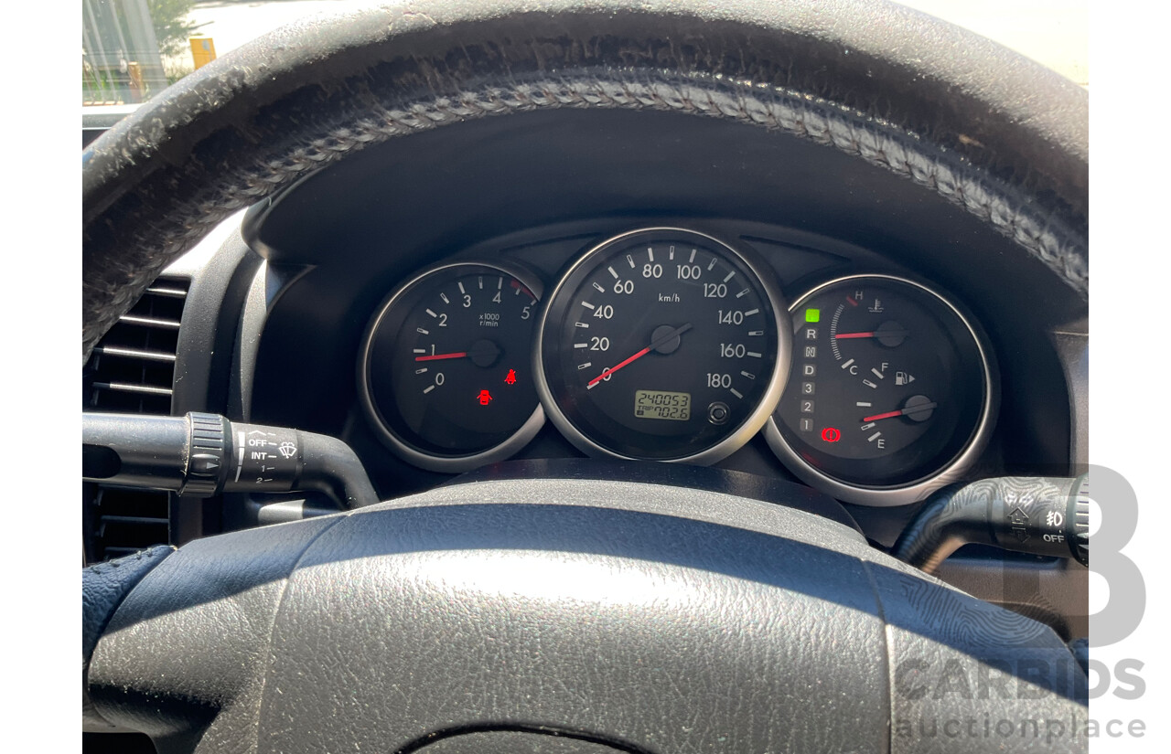 11/2009 Mazda BT50 Boss B3000 SDX (4x4) 09 Upgrade Dual Cab P/Up Gloaming Silver Metallic Turbo Diesel 3.0L