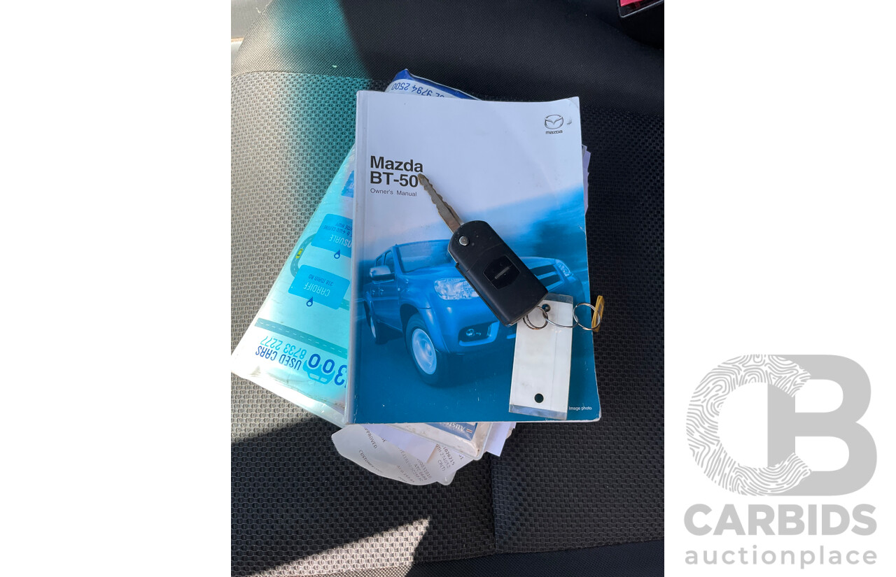 11/2009 Mazda BT50 Boss B3000 SDX (4x4) 09 Upgrade Dual Cab P/Up Gloaming Silver Metallic Turbo Diesel 3.0L