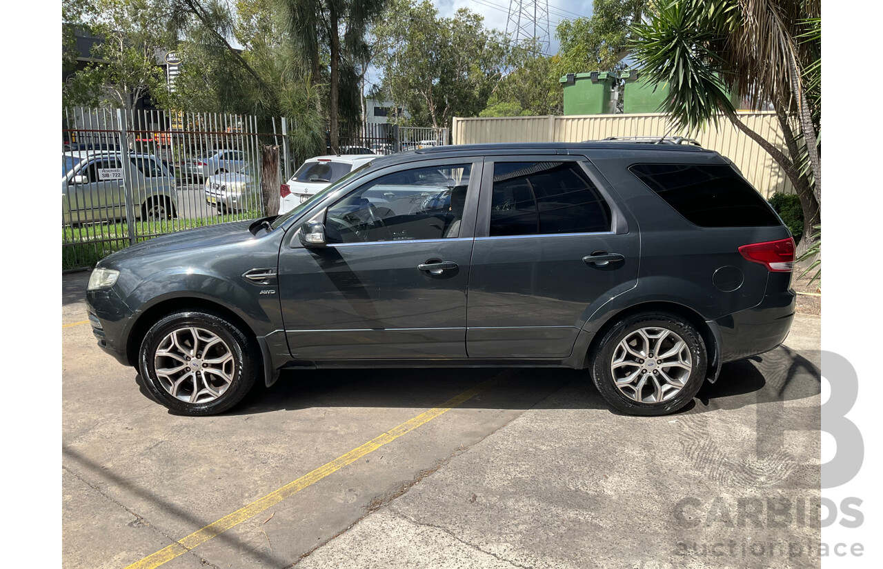 7/2013 Ford Territory Titanium (4x4) SZ 4d Wagon Petroleum Metallic Turbo Diesel 2.7L - 7 Seater