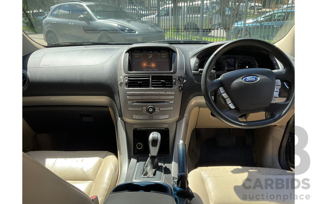 7/2013 Ford Territory Titanium (4x4) SZ 4d Wagon Petroleum Metallic Turbo Diesel 2.7L - 7 Seater