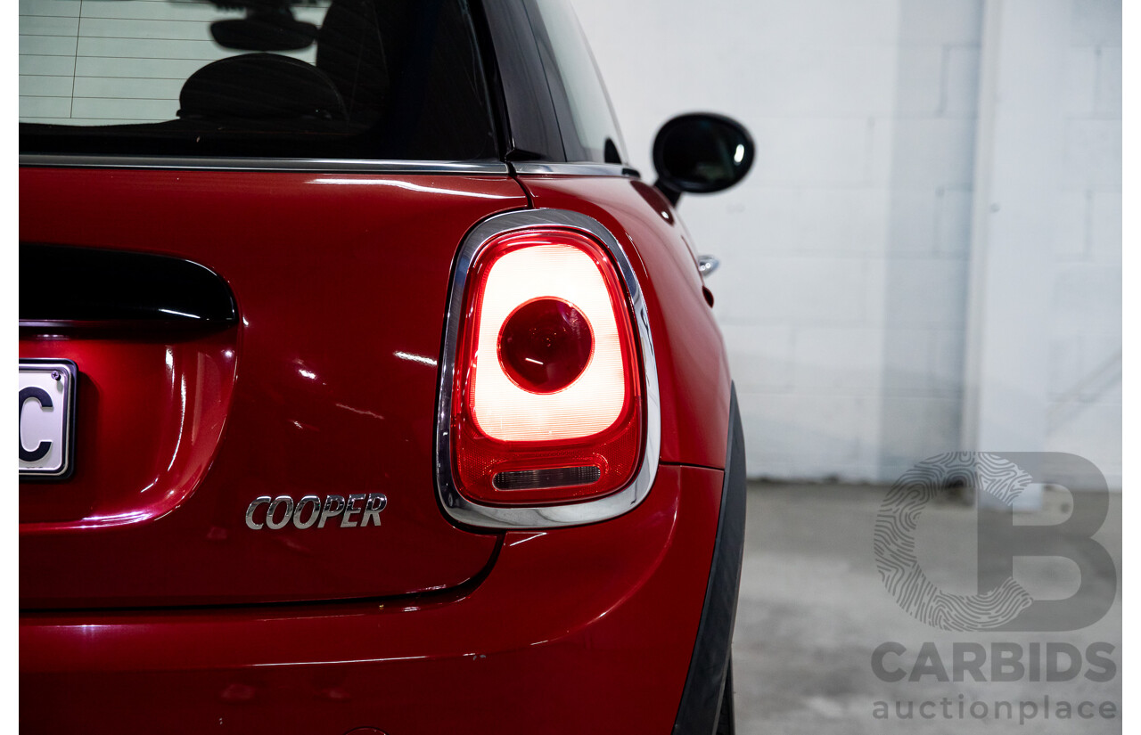 06/2016 Mini Cooper 3d Hatch (FWD) F56 3d Hatchback Blazing Red Metallic/White Roof Turbo 1.5L