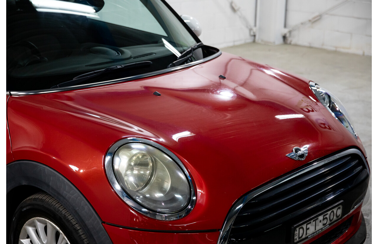 06/2016 Mini Cooper 3d Hatch (FWD) F56 3d Hatchback Blazing Red Metallic/White Roof Turbo 1.5L