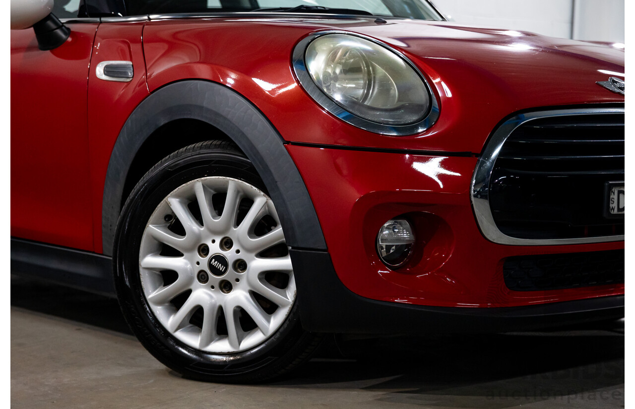 06/2016 Mini Cooper 3d Hatch (FWD) F56 3d Hatchback Blazing Red Metallic/White Roof Turbo 1.5L