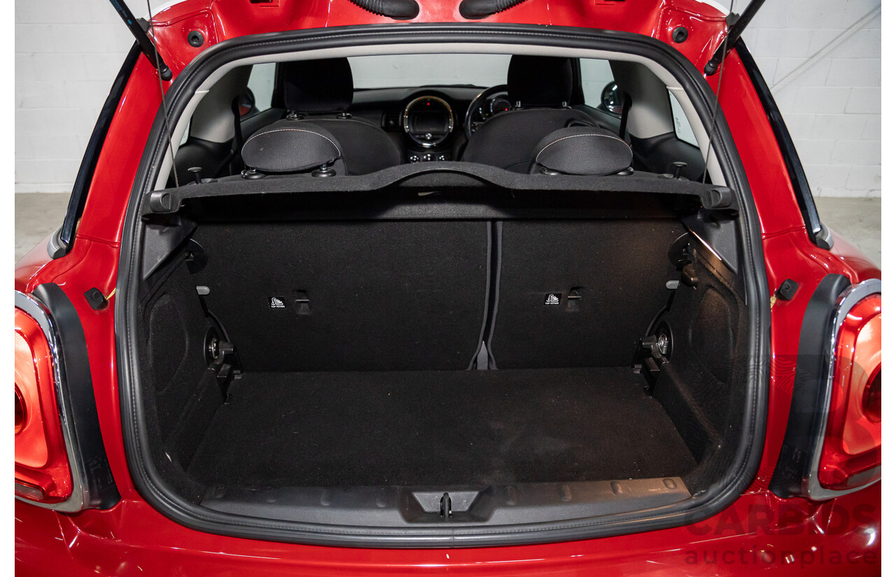 06/2016 Mini Cooper 3d Hatch (FWD) F56 3d Hatchback Blazing Red Metallic/White Roof Turbo 1.5L