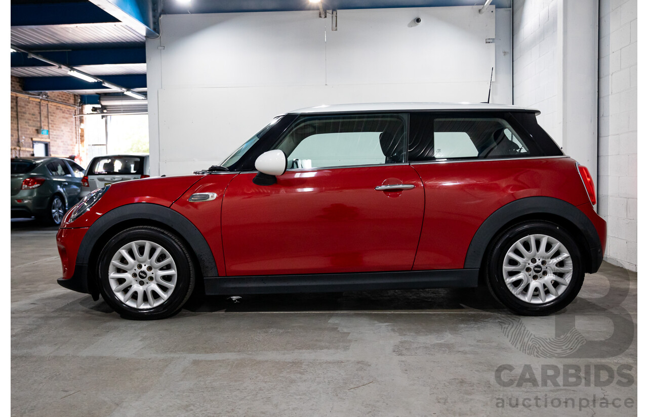 06/2016 Mini Cooper 3d Hatch (FWD) F56 3d Hatchback Blazing Red Metallic/White Roof Turbo 1.5L