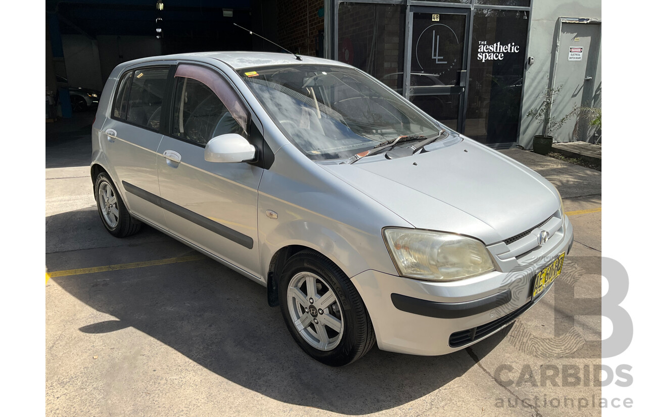 1/2005 Hyundai Getz GL TB 5d Hatchback Silver 1.5L