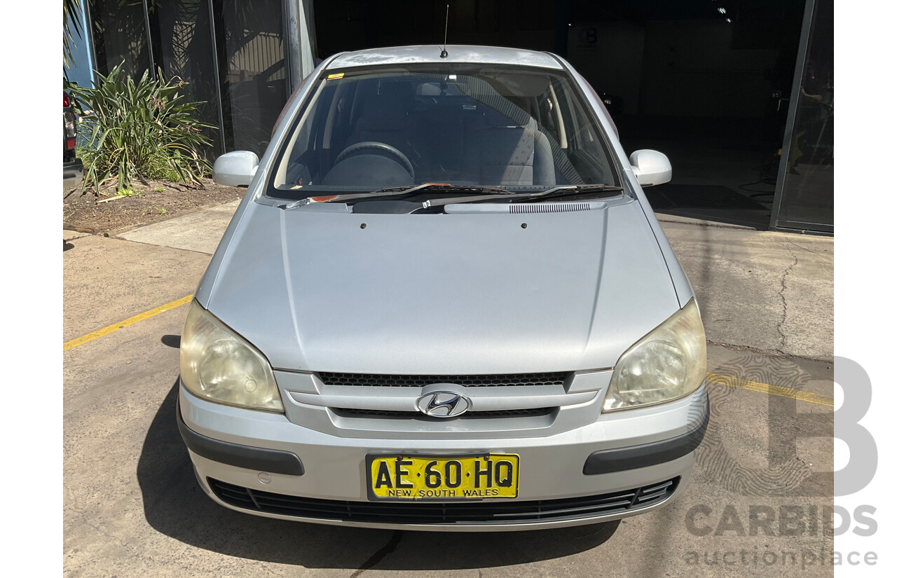 1/2005 Hyundai Getz GL TB 5d Hatchback Silver 1.5L