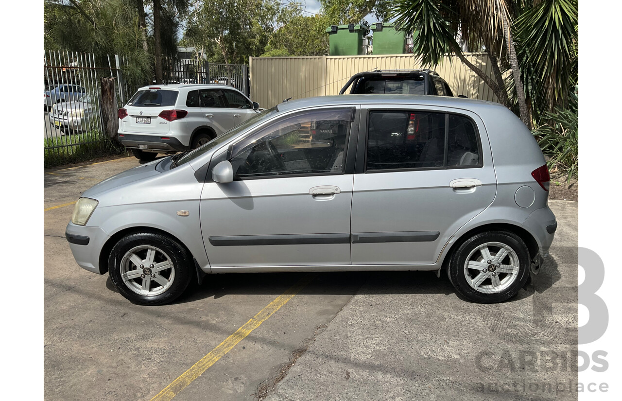 1/2005 Hyundai Getz GL TB 5d Hatchback Silver 1.5L