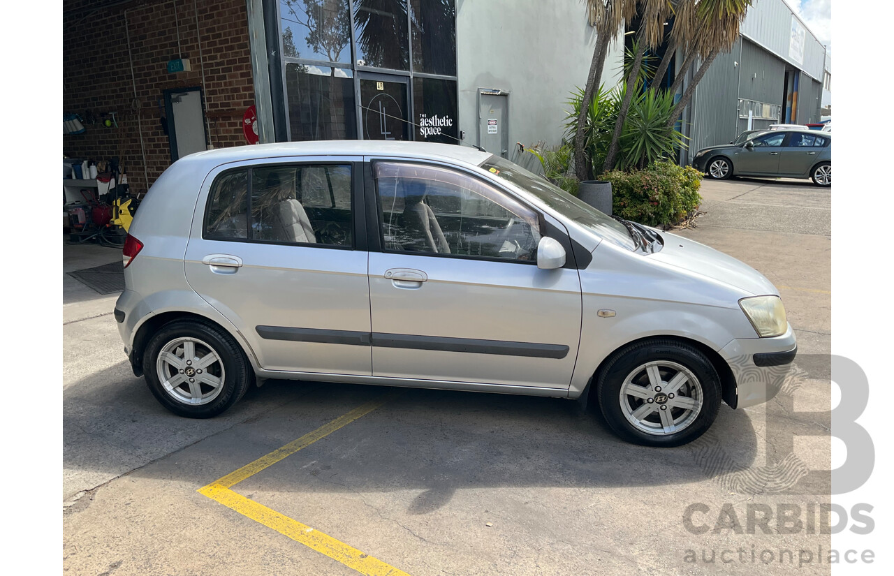 1/2005 Hyundai Getz GL TB 5d Hatchback Silver 1.5L