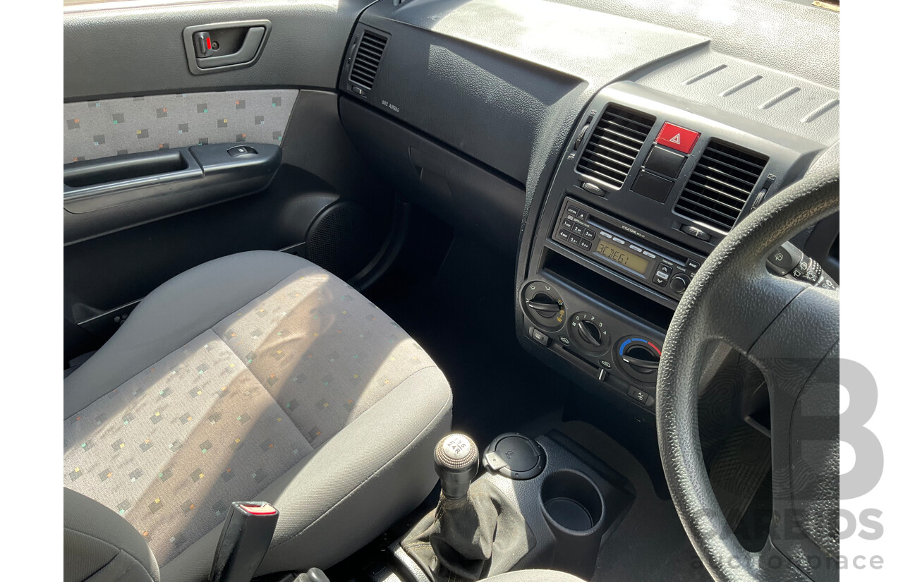 1/2005 Hyundai Getz GL TB 5d Hatchback Silver 1.5L